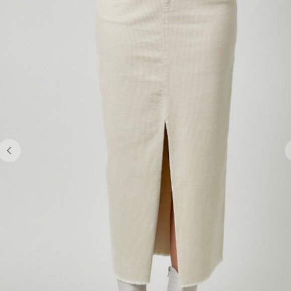 Beige Corduroy Maxi Skirt - NWT - Picture 4 of 5